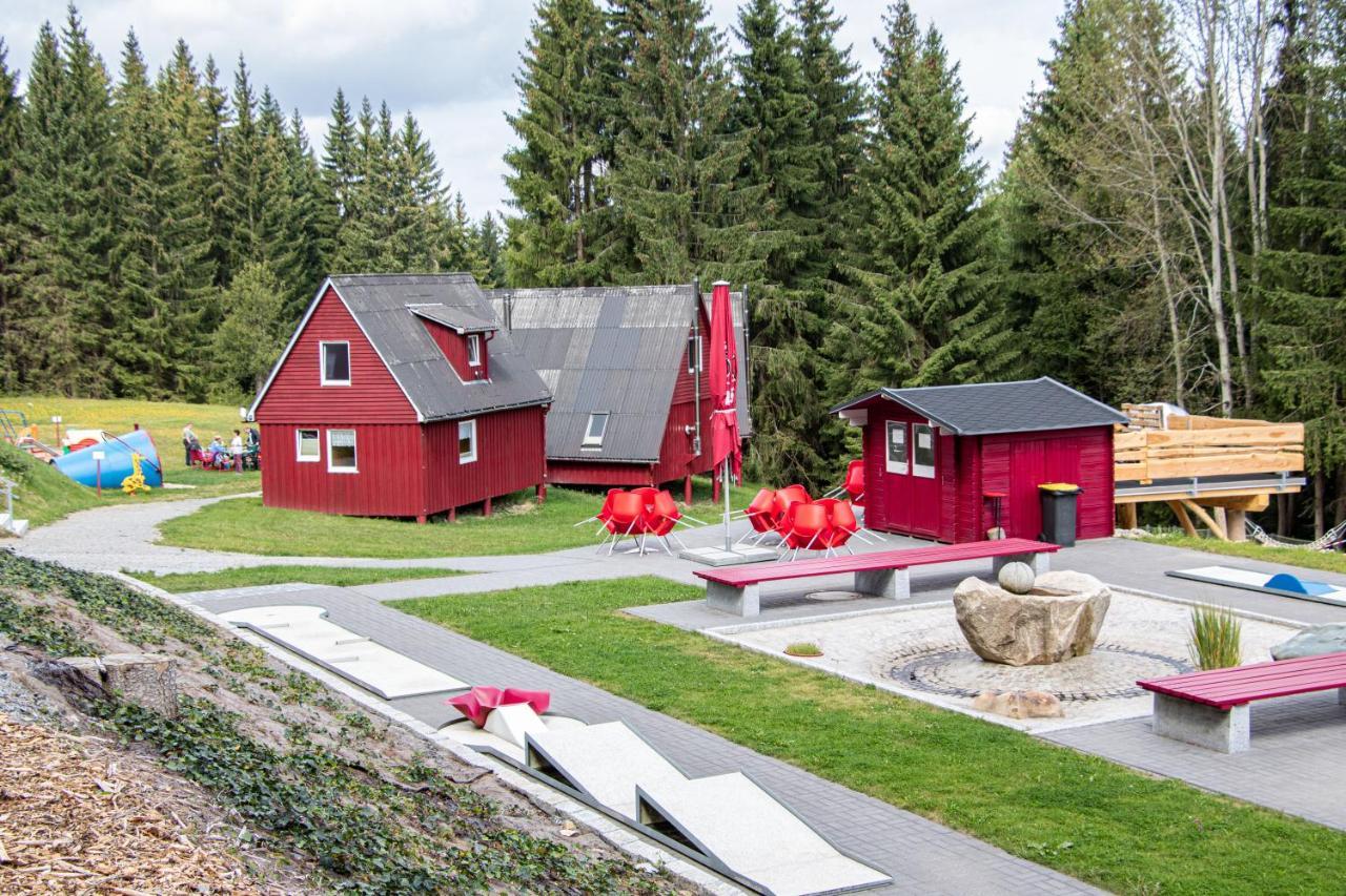 Erzgebirgsidyll Breitenbrunn - Waldhaus Neuer Anbau Exteriér fotografie