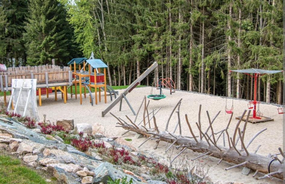 Erzgebirgsidyll Breitenbrunn - Waldhaus Neuer Anbau Exteriér fotografie