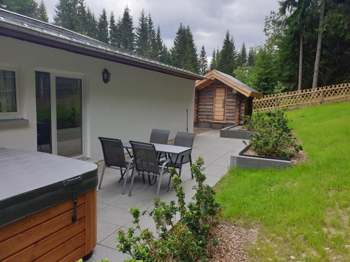 Erzgebirgsidyll Breitenbrunn - Waldhaus Neuer Anbau Exteriér fotografie